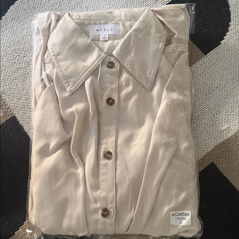 Mable Satin shirt dress - Picture 3 of 4